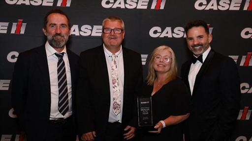 the-larwoods-ag-services-team-and-cnh-team-celebrating-at-the-dealer-of-the-year-awards-in-adelaide-