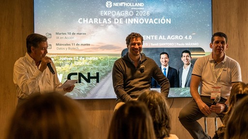 New Holland y el Parque de Innovacion realizaron un ciclo de charlas sobre tecnologia e innovacion en Expoagro