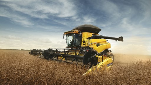 Colheitadeira CR7 da New Holland