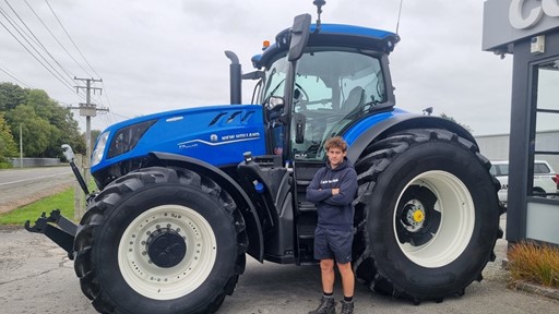 Canterbury apprentice trades cows for horsepower in Red Bull Ampol Racing pit lane