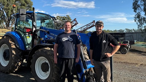 Tracing tractor tech across generations from a heritage Ford 2000 Offset to fuel efficient New Holland workhorses