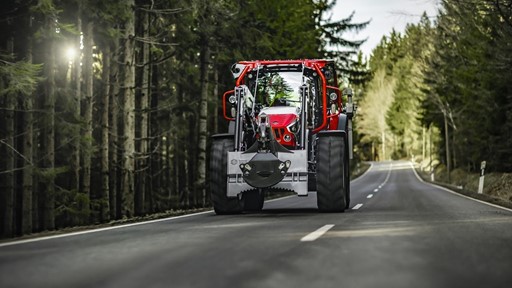 STEYR 4120 PLUS forestry transport