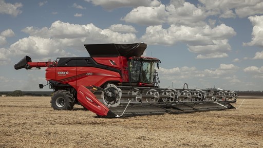 Case IH presenta la nueva Axial Flow Serie AF10 Automation la cosechadora mas grande de Case en Argentina