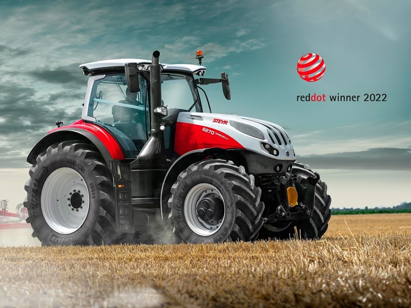 STEYR® DESIGN FLAIR RECOGNISED BY RED DOT DESIGN AWARD FOR TERRUS CVT