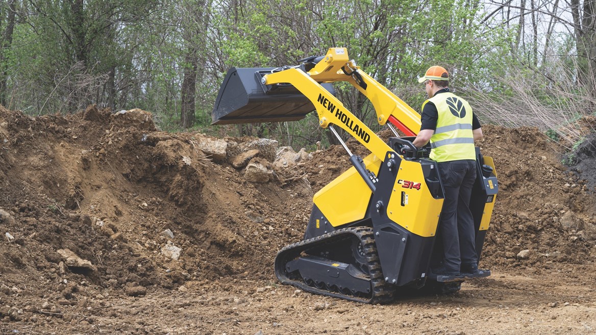 C314 mini track loader