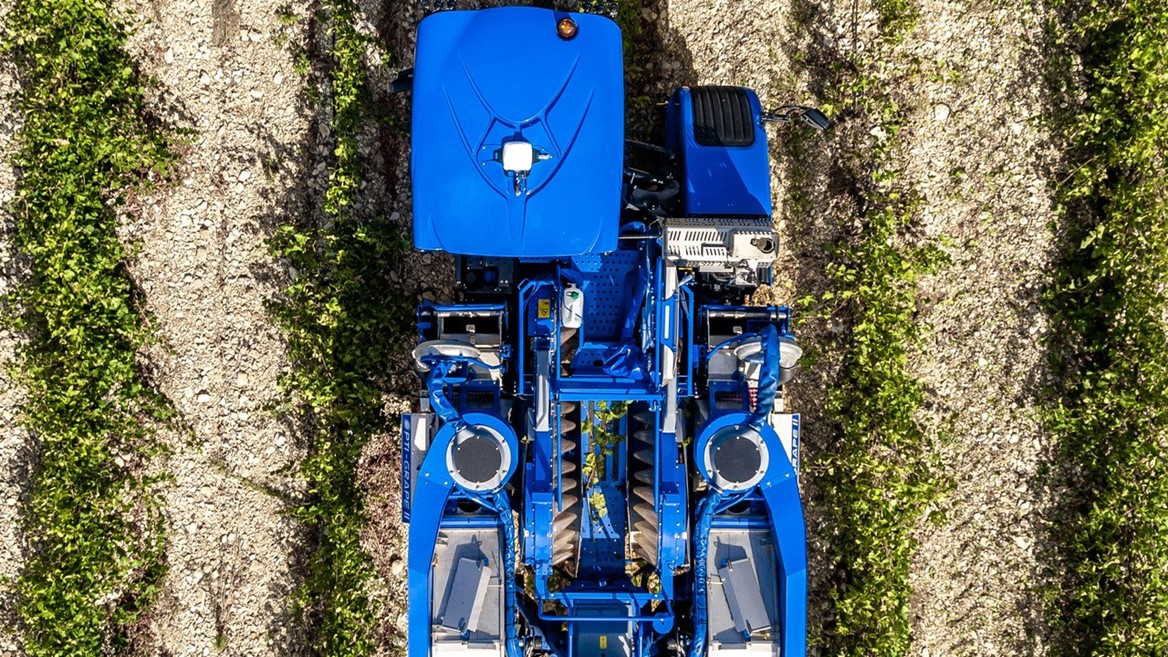New Holland Braud compact grape harvesters