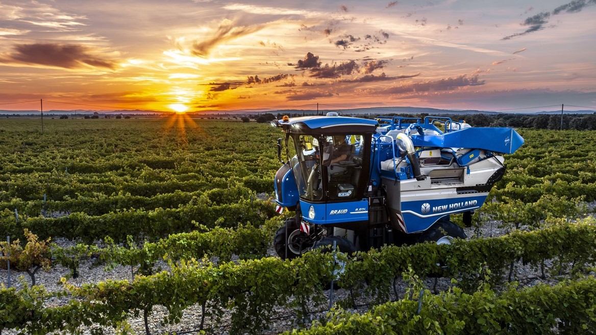 New Holland Braud compact grape harvesters