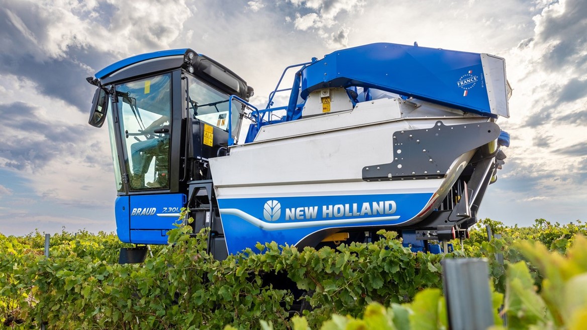 New Holland Braud compact grape harvesters