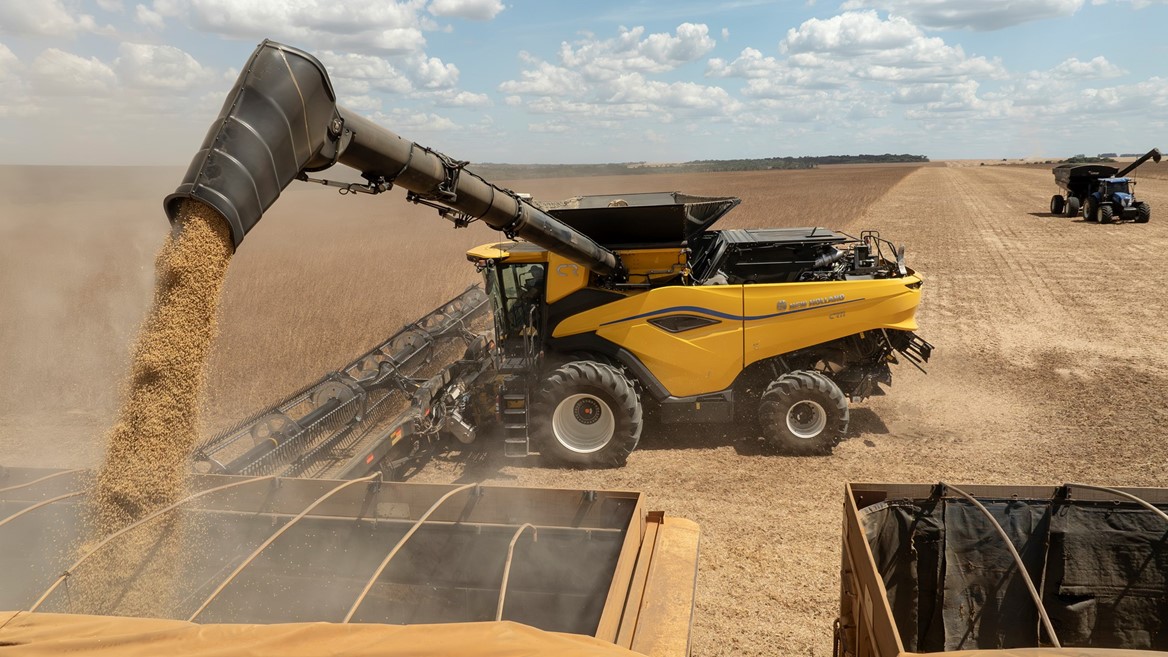 Colheitadeira CR11 da New Holland