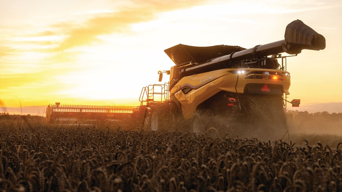 New Holland celebrates a half century of Twin Rotor combines