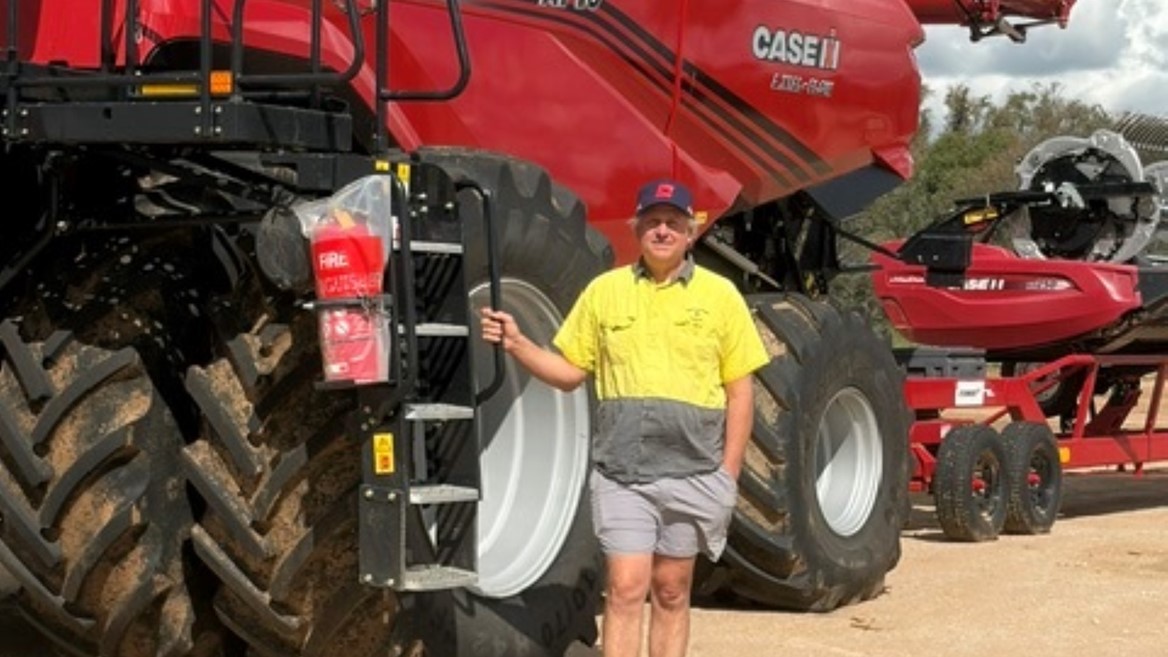 Case IH AF combines managing the hard yards across the Baxter family s 14 000 hectare operation