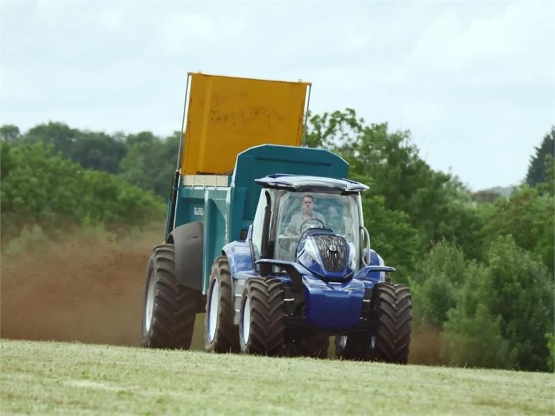 New Holland Agriculture Methane Powered Concept Tractor Informational Video