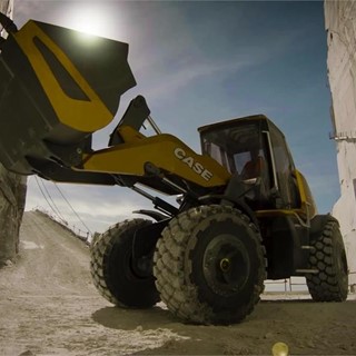 CASE ProjectTETRA methane powered concept wheel loader Informational Video