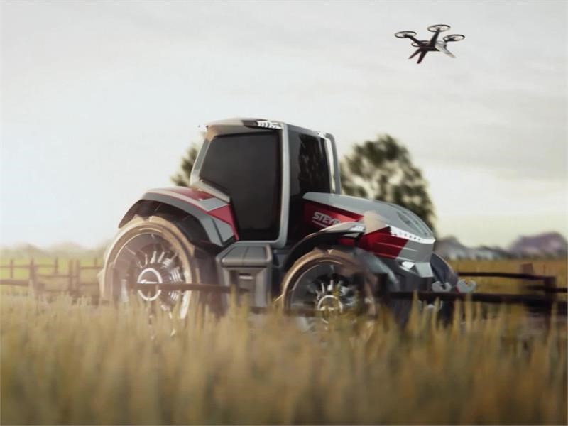 Cnh Industrial Newsroom Steyr Showcases Future Farming Technology With Its Steyr Konzept A 3063