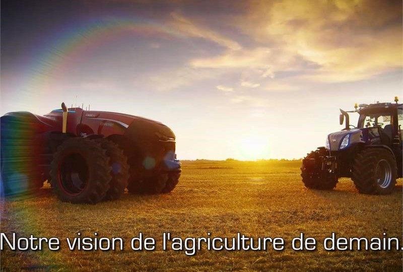 French Cnh Industrial Autonomous Concept Tractor Short Video