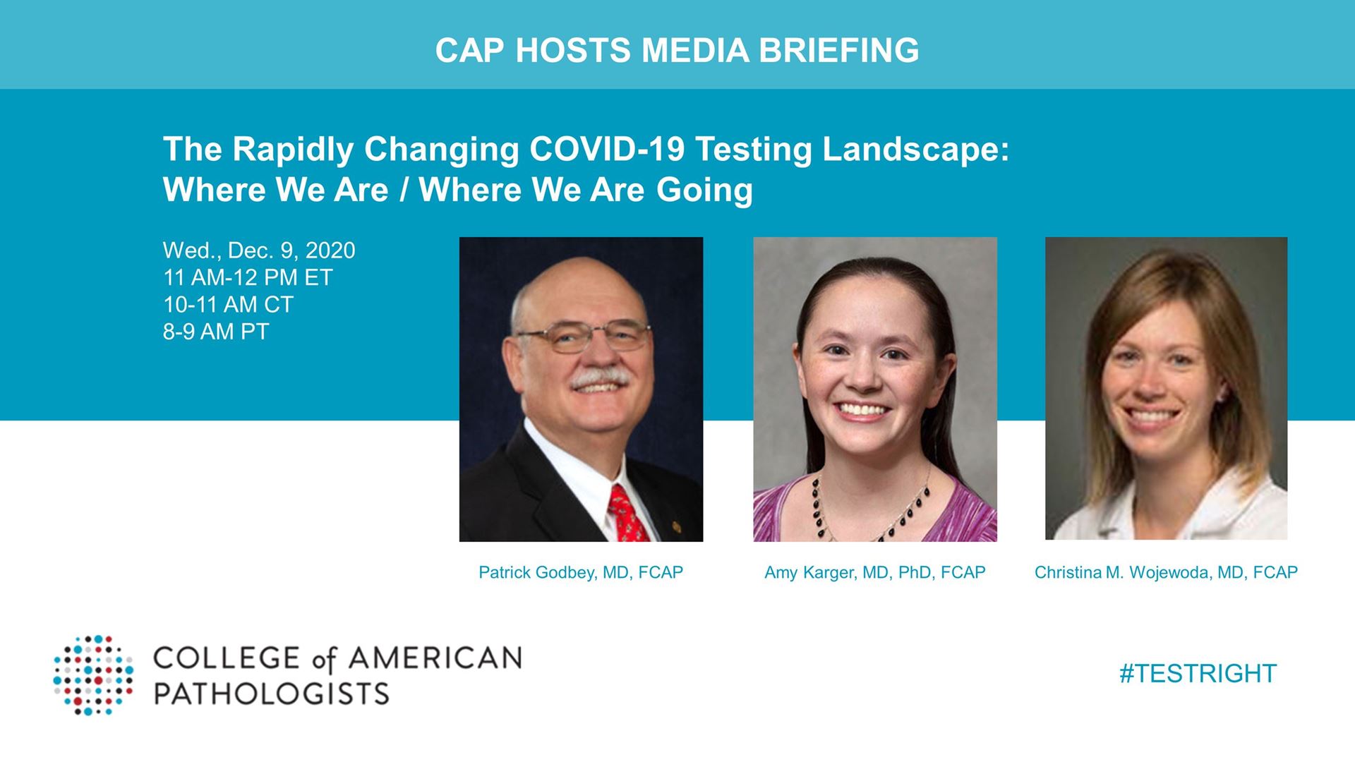 CAP Hosts Dec. 9, 2020 Media Briefing