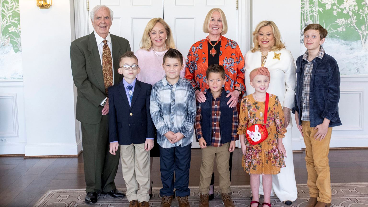 Texas Children’s Cancer and Hematology Center Salute to Champions chairs Scott Basinger, Judi McGee, Elsie Eckert...