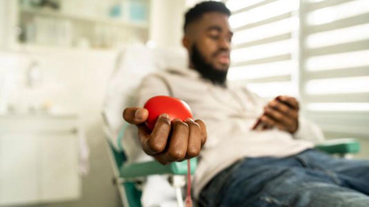 When you donate blood you undergo a health screening to make sure you re eligible which is a way to discover any under