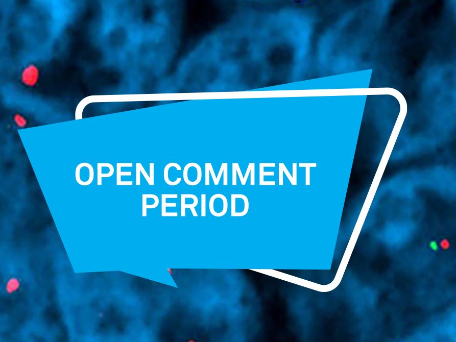 Molecular Testing Guideline for Selection of Lung Cancer Patients Open Comment Period