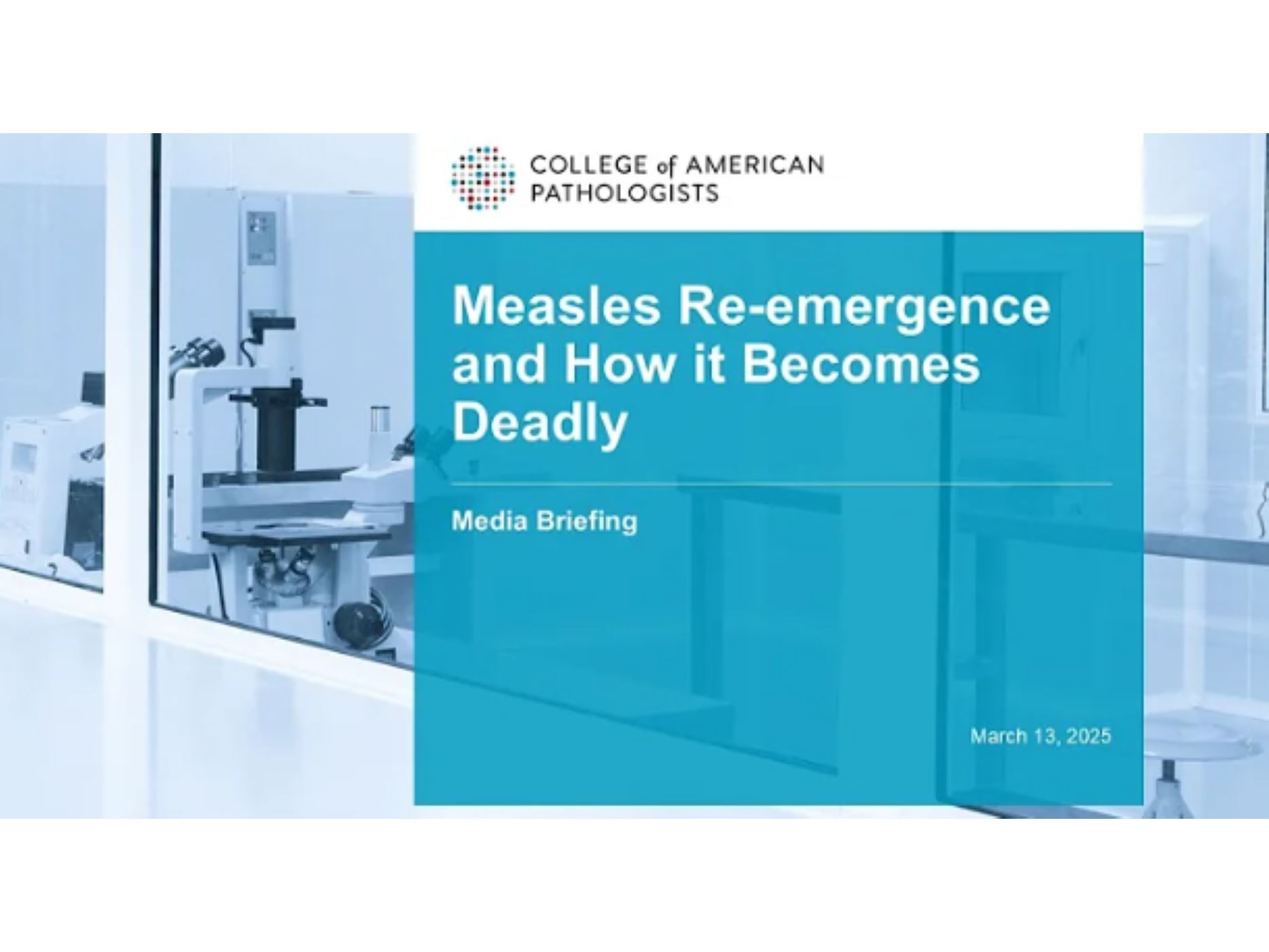 Measles Re emergence and How it Becomes Deadly