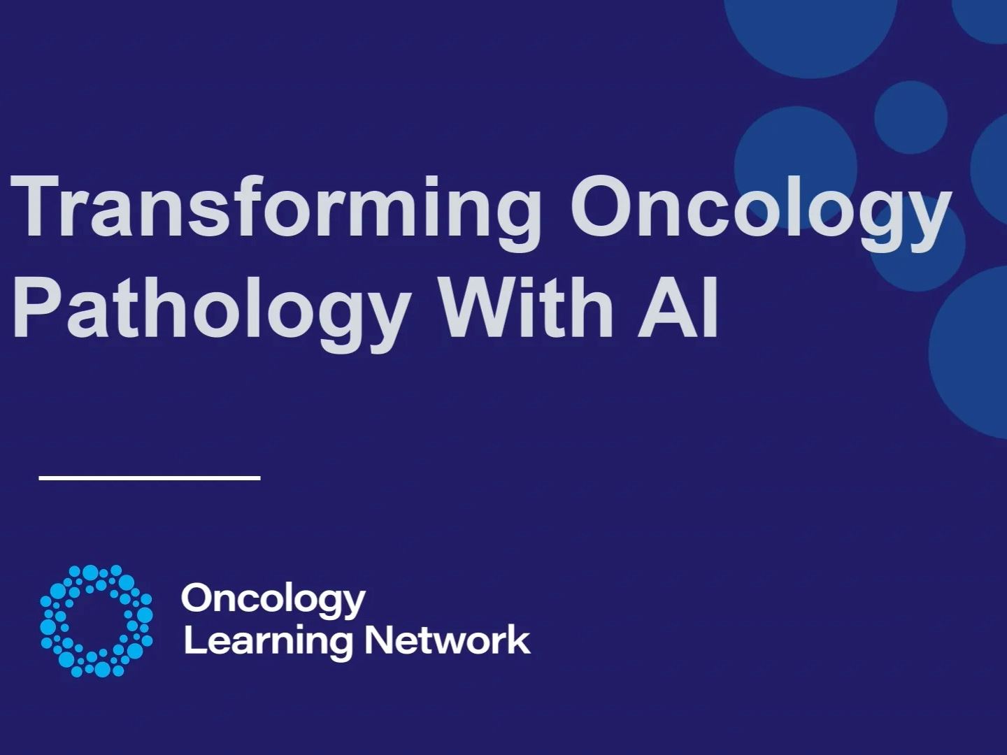 Transforming Oncology Pathology With Artificial Intelligence Part 2