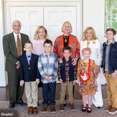Texas Children’s Cancer and Hematology Center Salute to Champions chairs Scott Basinger, Judi McGee, Elsie Eckert...