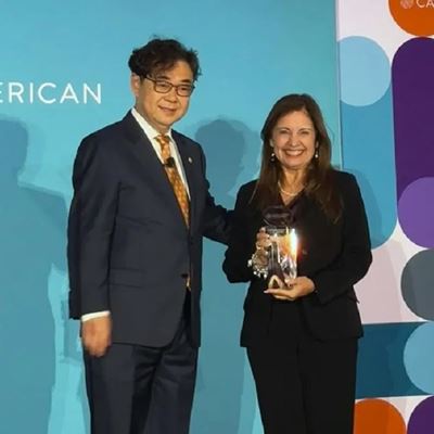 A Tip of the CAP Miller School Pathologist Recognized with Lifetime Achievement Award