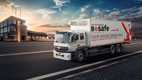 daimler-trucks-unveils-bharatbenz-reefer-truck-for-vaccine-transportation-in-india