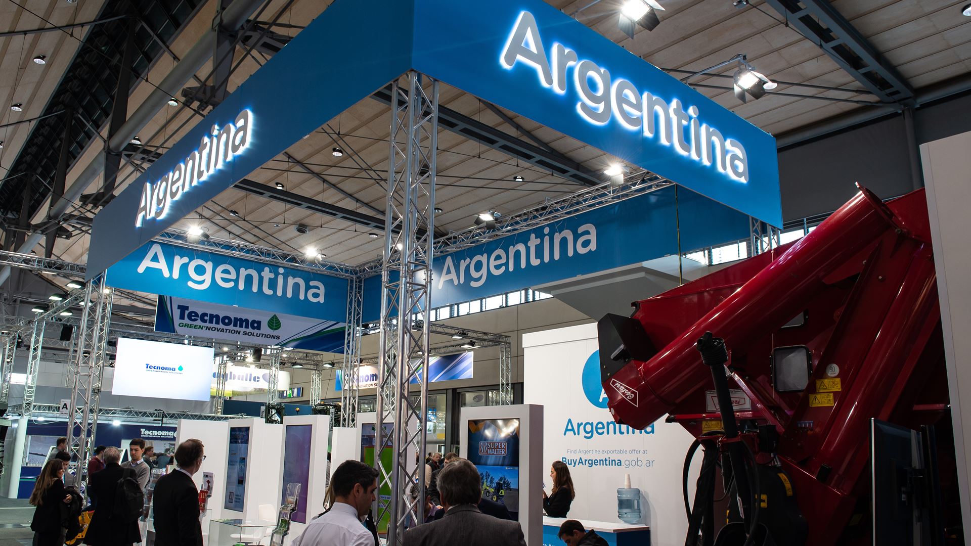 The Argentinan pavilion at Agritechnica is present at nearly every edition