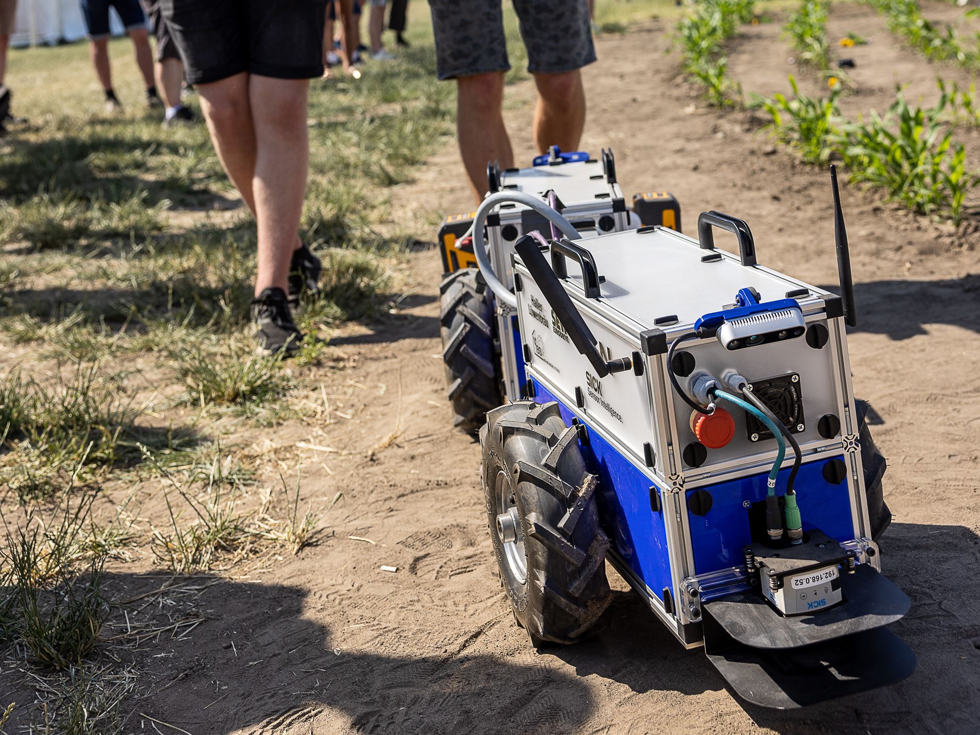 Student teams have developed the robots that compete in the Field Robot Event