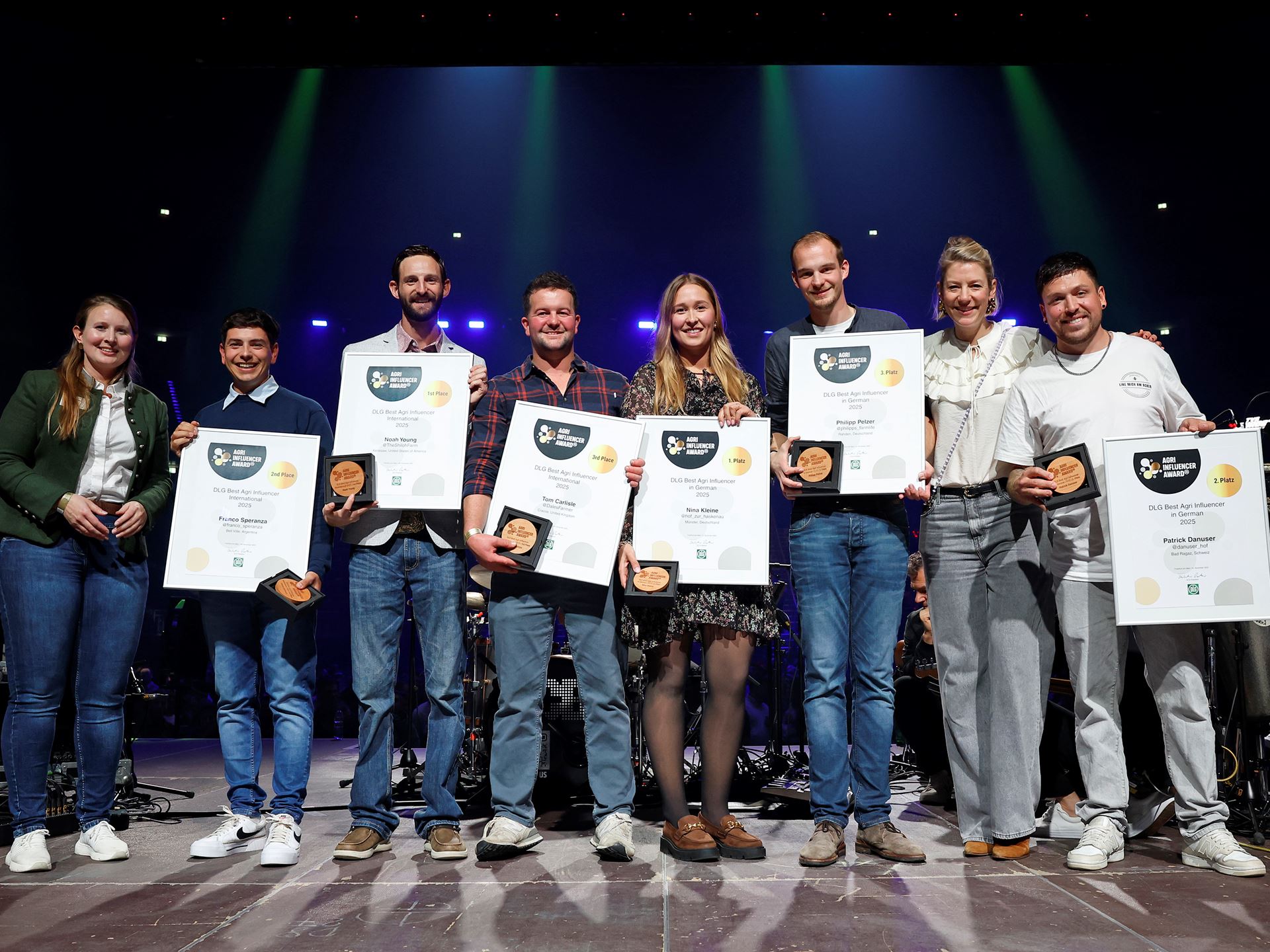 DLG announces winners of the Agri Influencer Award 2025