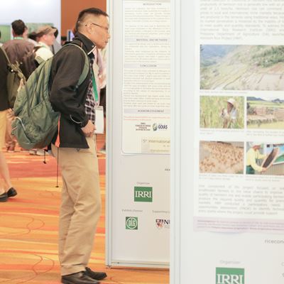 The exhibits at the International Rice Congress include detailed technical info