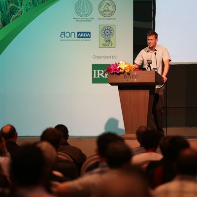 Rice expert speaks at the International Rice Congress