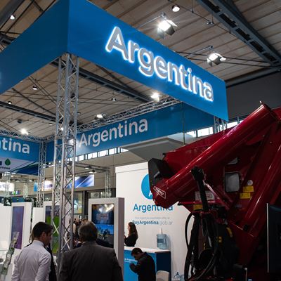 The Argentinan pavilion at Agritechnica is present at nearly every edition