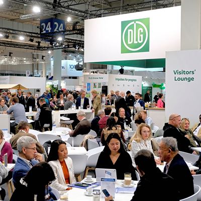 The International Visitors Lounge is a place to network