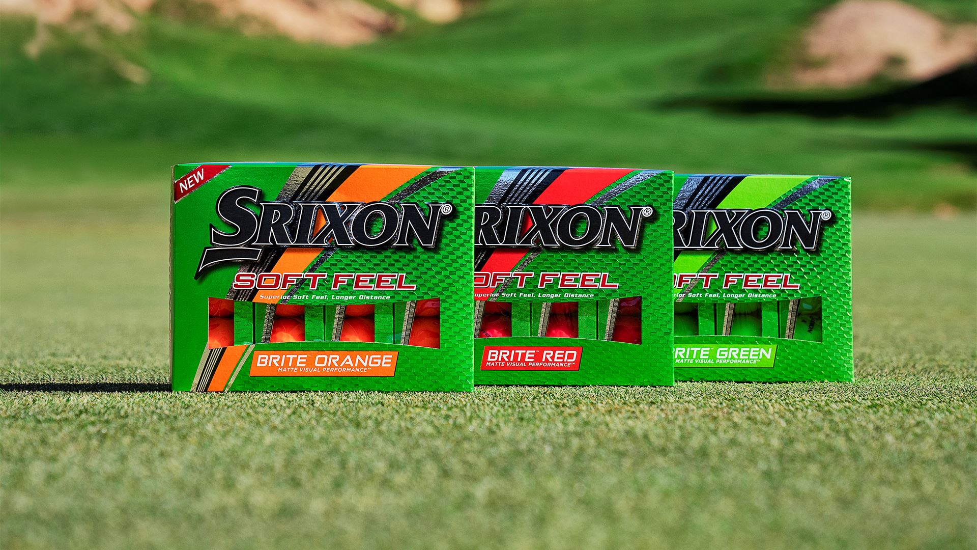 Soft Feel Brite Golf Balls