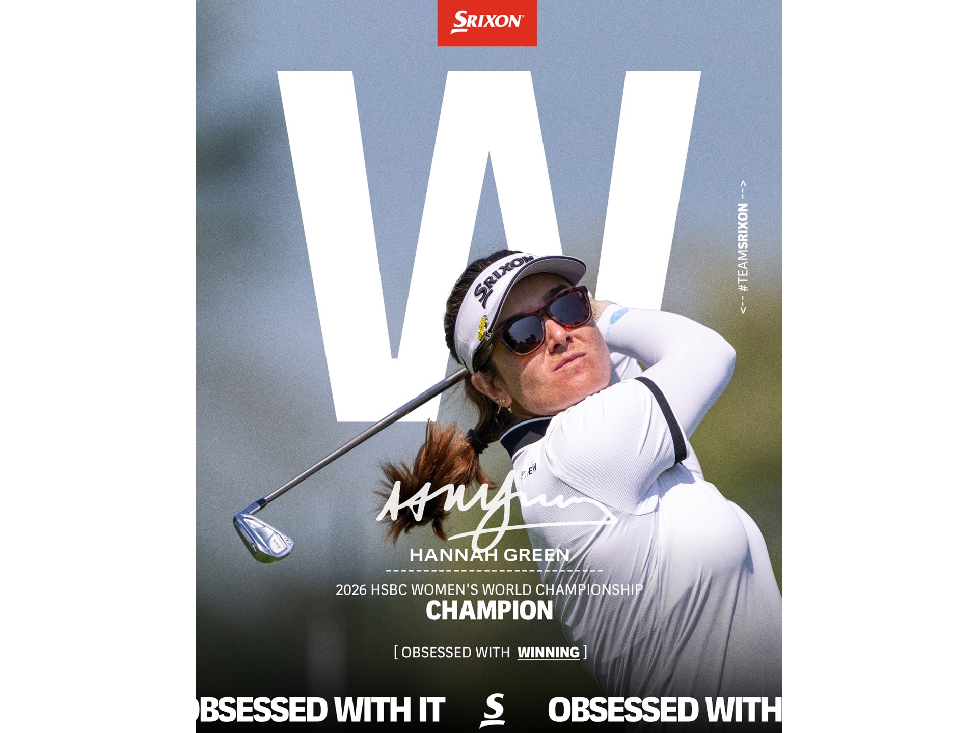 Hannah Green Srixon Staffer Win Ad