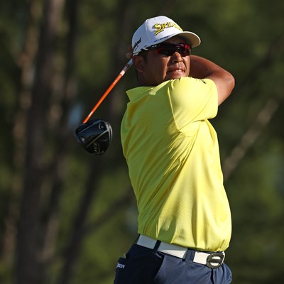 Hideki Matsuyama Srixon Staffer