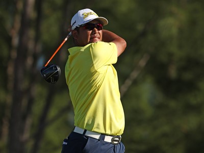Hideki Matsuyama Srixon Staffer