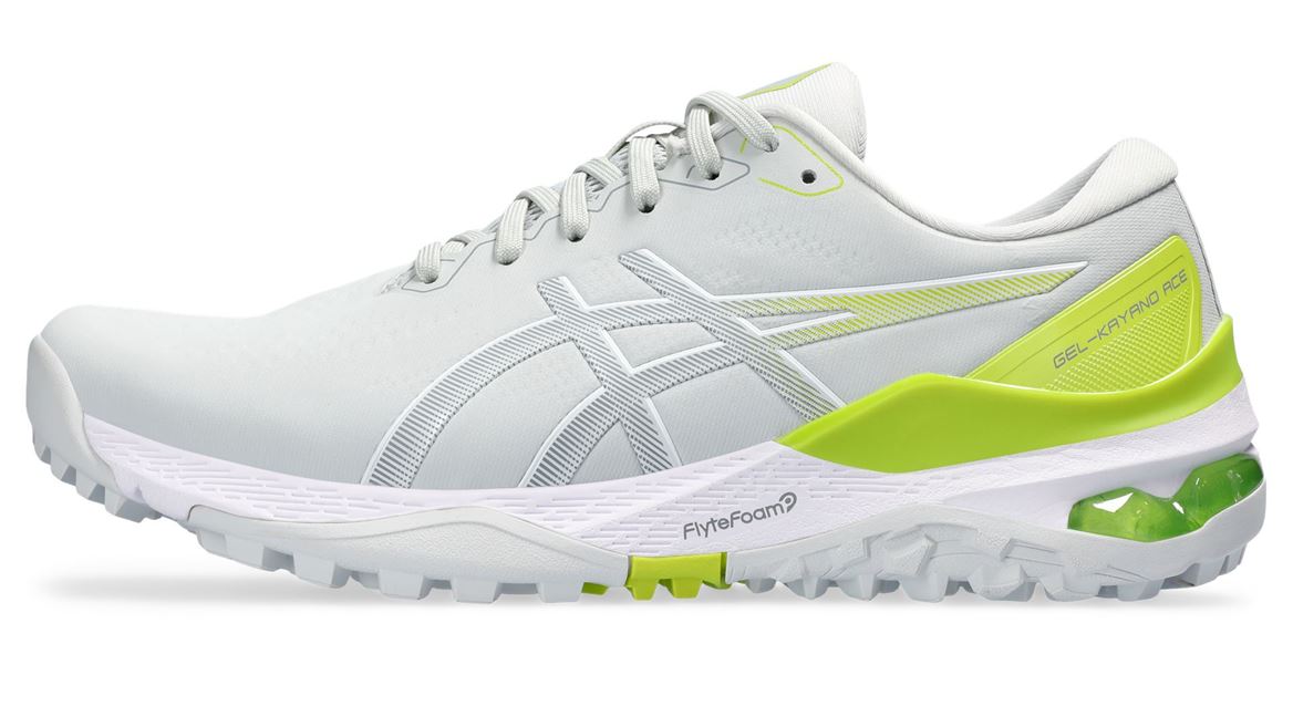 GEL-KAYANO ACE 2 Glacier Grey Neon Lime