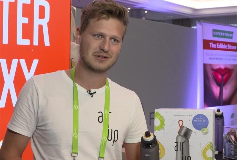 Interview Jannis Koppitz from the startup air up GmbH on the event and ...