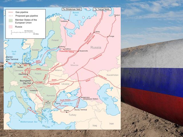 Russian Gas and Oil Pipeline Network