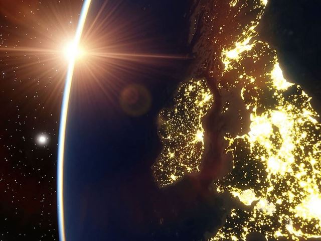British Isles energy usage as seen from space