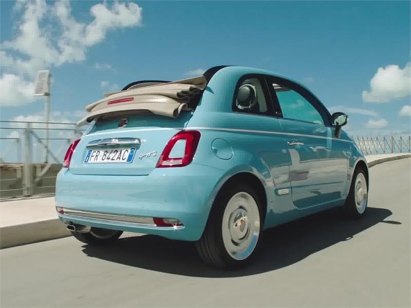 Fiat 500 Spiaggina Driving Footage