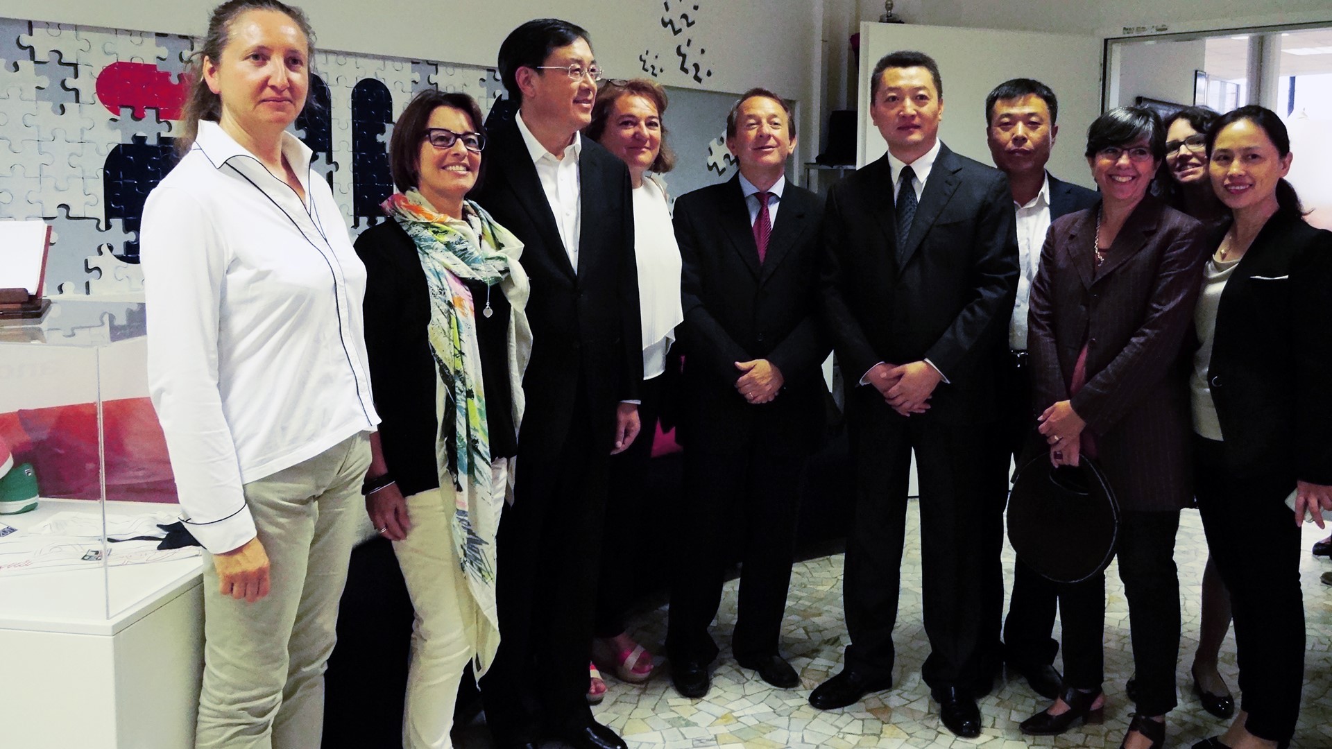 Chinese delegates visit the FILA Museum