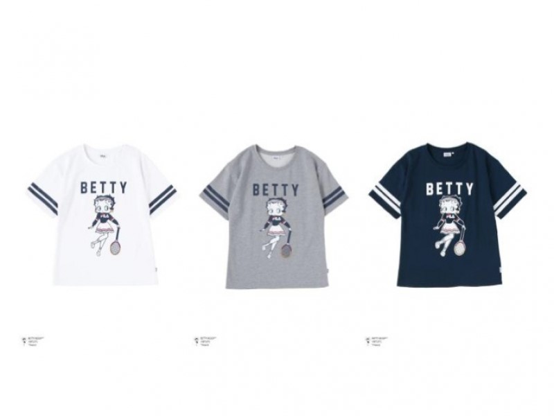 FILA x Betty Boop t-shirts