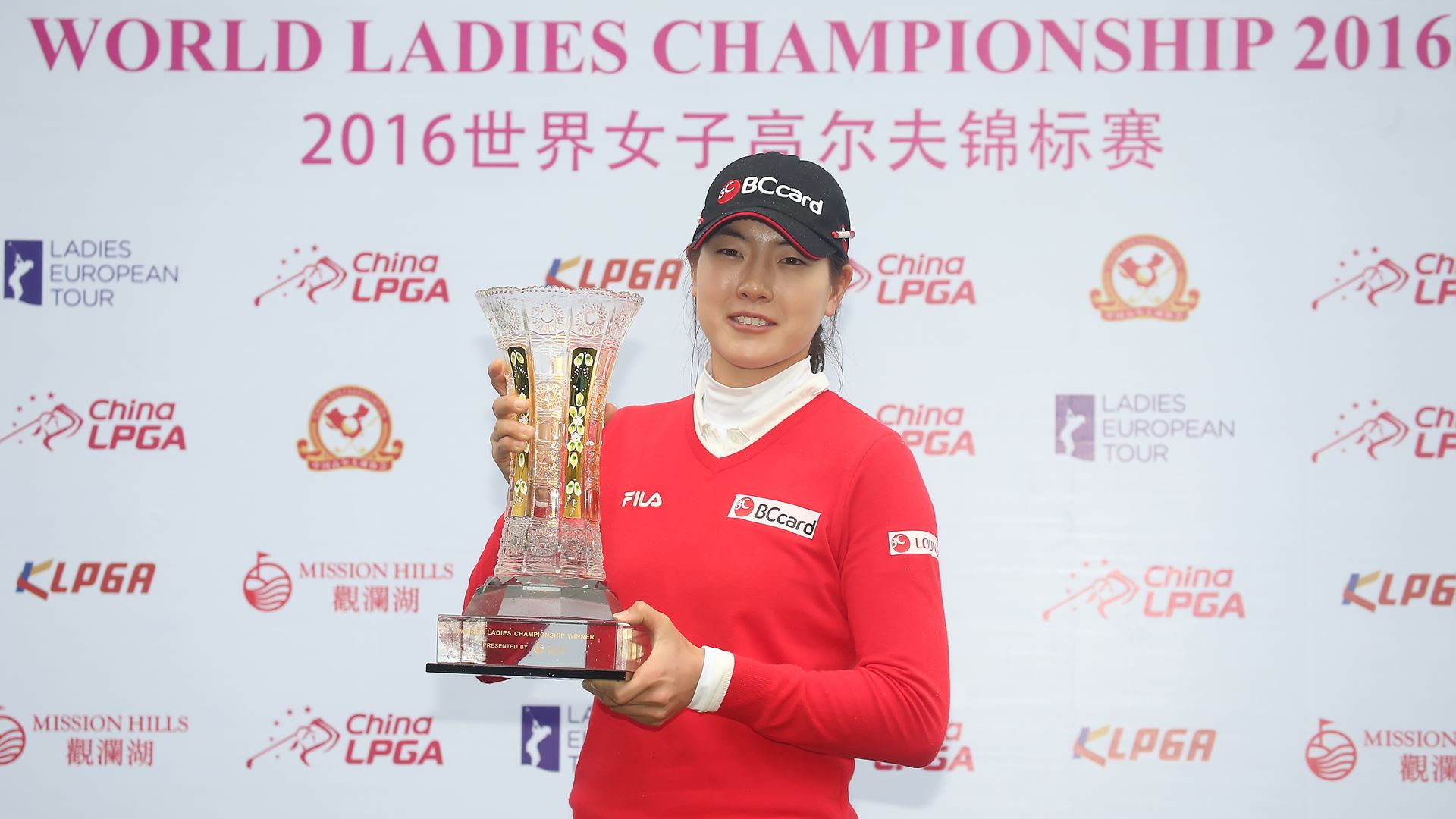 A Golfer of South Korea Jung Min Lee who is under sponsorship of FILA Dominates world Ladies Championship