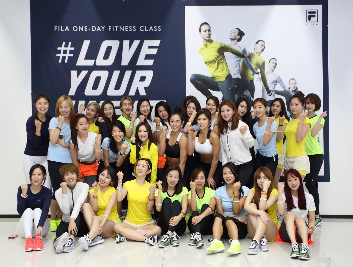 FILA Korea and the FILA Fit Squad Host "Love Your Sweat" Event