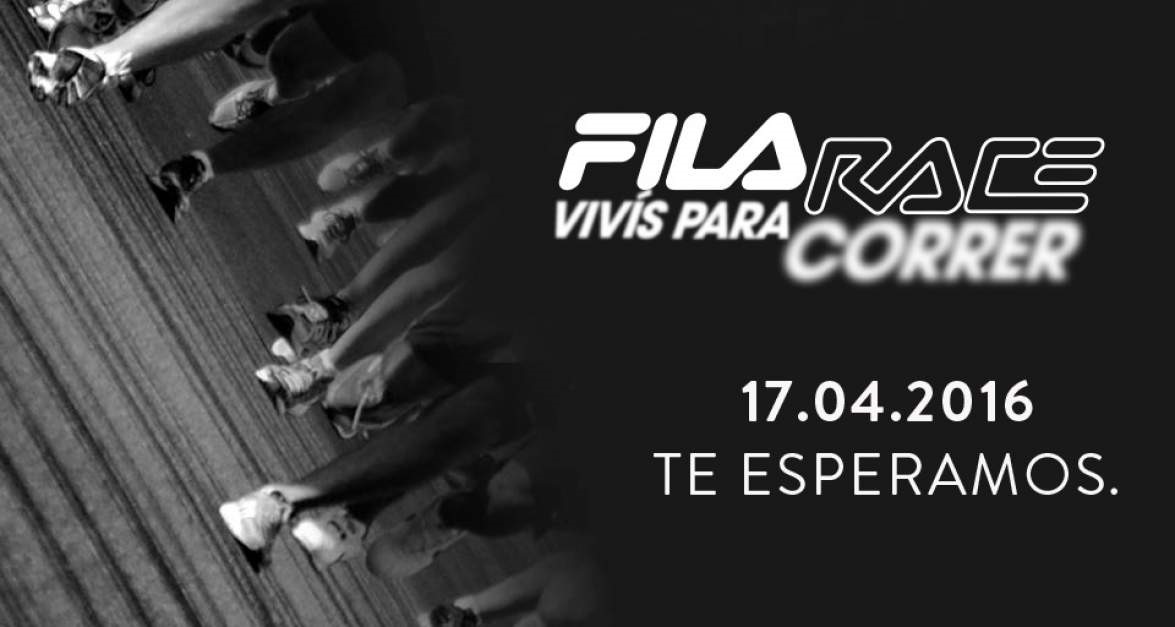 FILA Race Official Poster - "Live to Run"