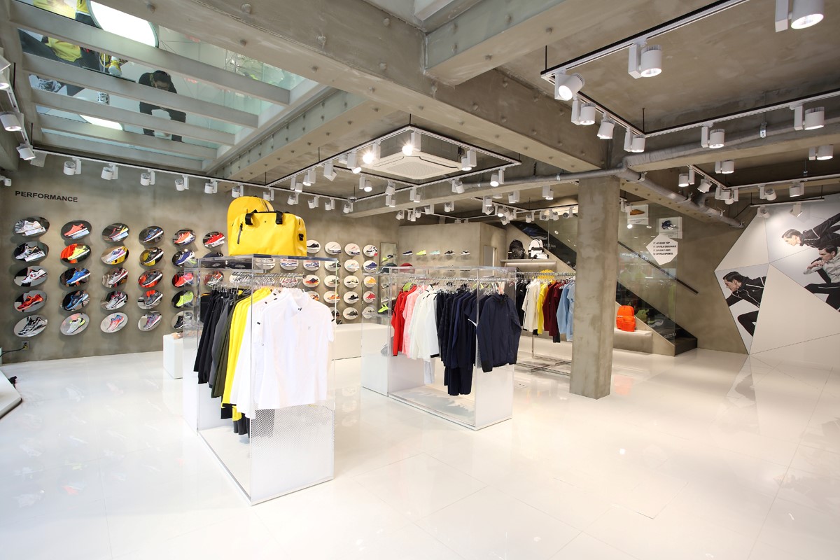 Inside look into FILA's new 3-story mega shop in Itaewon, Seoul